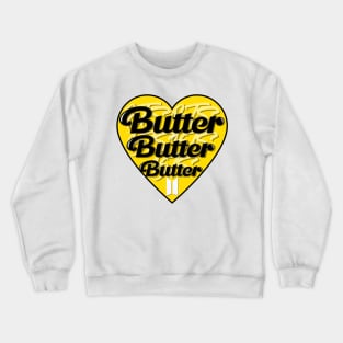 BTS Butter Heart Design Crewneck Sweatshirt